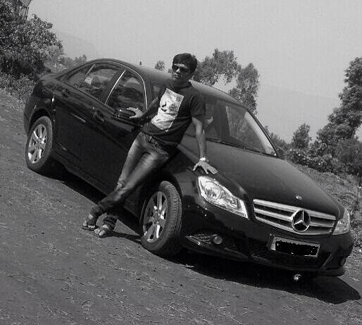 with my car