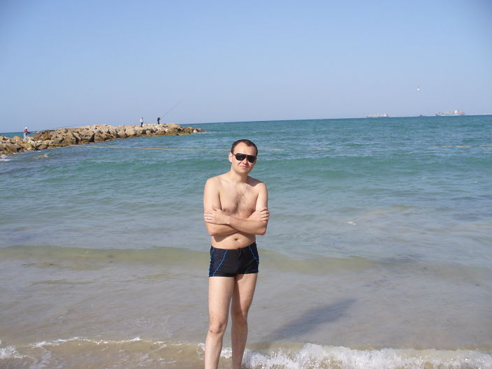 на море