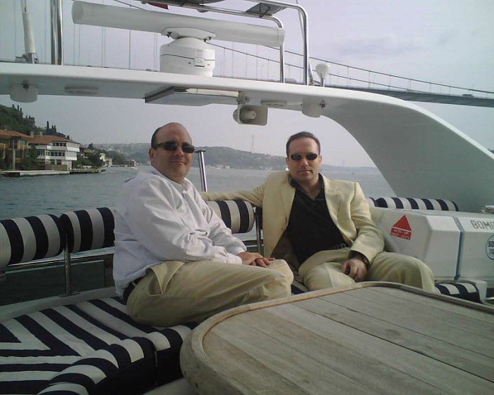 in the yacht