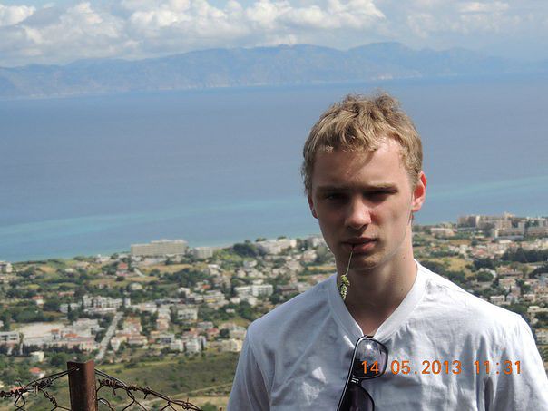 я                    на море