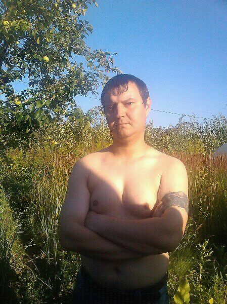 на даче