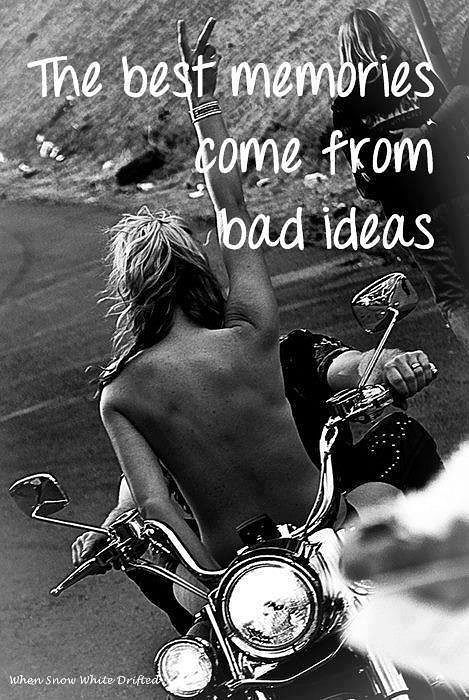 Love to hear some of your bad ideas…