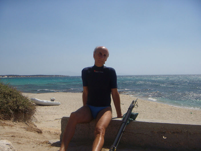 Me in front of my Holiday home at Naxos Island