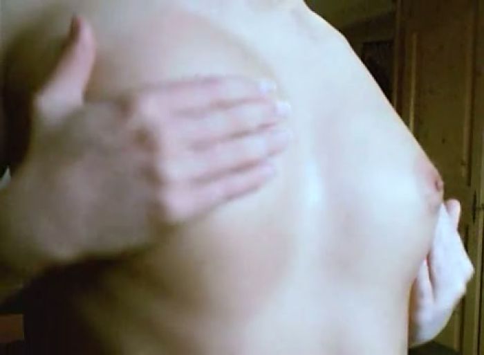 Babe having fun with toy