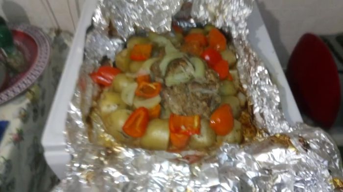 Готовлю свинину своим способом.