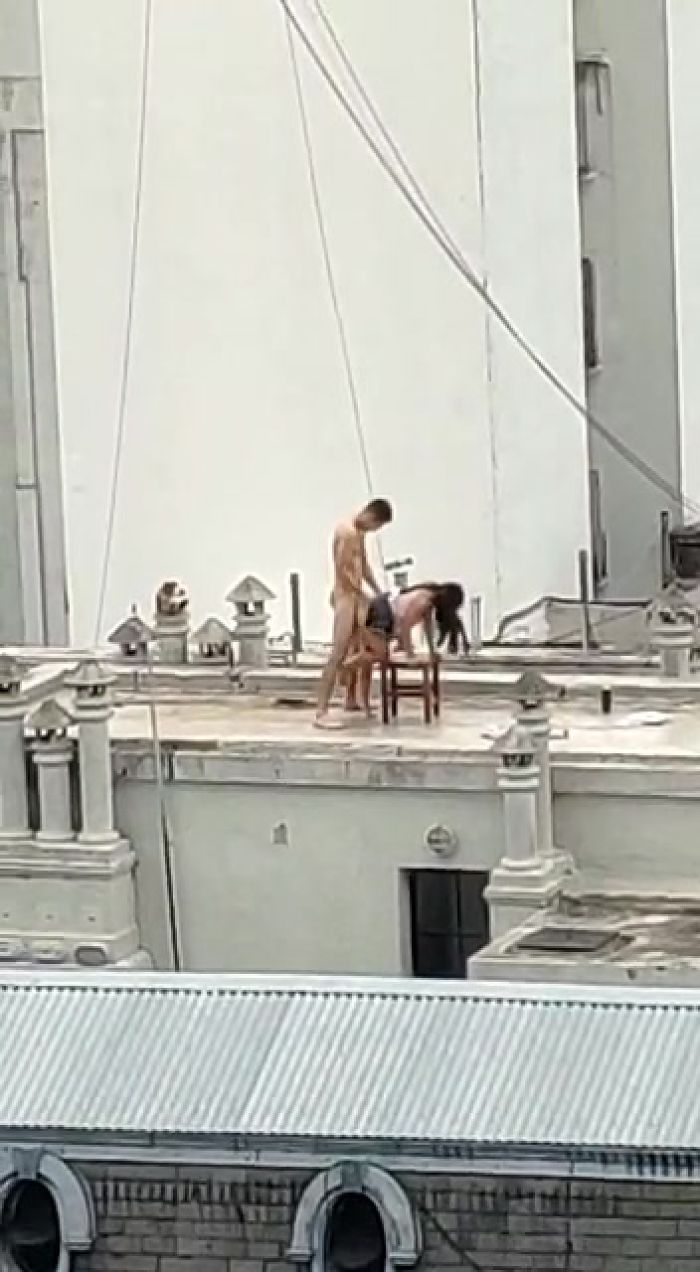 секс на крыше